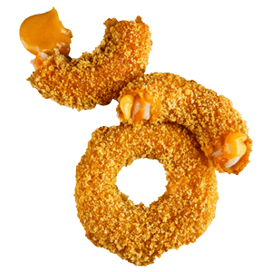 Buffalo Burger - menu item Onion Rings Cheese Bomb image