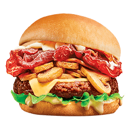 Buffalo Burger - menu item Bacon Mushroom Jack 100gm image