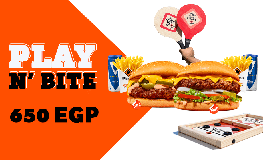 Buffalo Burger - offer PLAY N’ BITE image